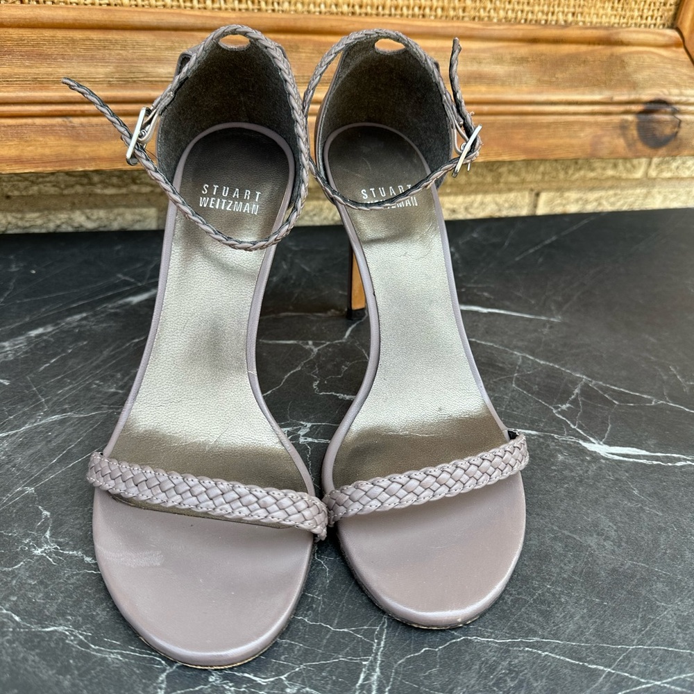 Stuart Weitzman Barebraid Sandals Size 6 - image 2